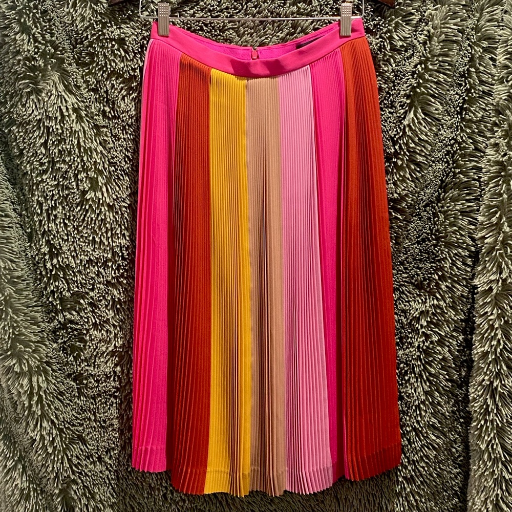 J. Crew pleated accordion skirt